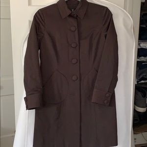 INC Petite Satin Trench Coat
